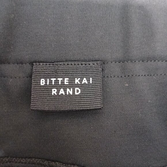 BITTE KAI RAND SKIRT, BLACK WITH BOW ACCENTS, PULL ON, SIZE MEDIUM?,WOMENS - Picture 6 of 8